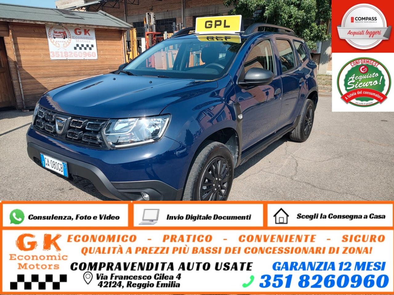 Dacia Duster 1.0 TCe 100 CV 4x2 Essential74 KW, 101, BENZINA\GPL, OK NEOPATENTATI, GARANZIA L.12 MESI
