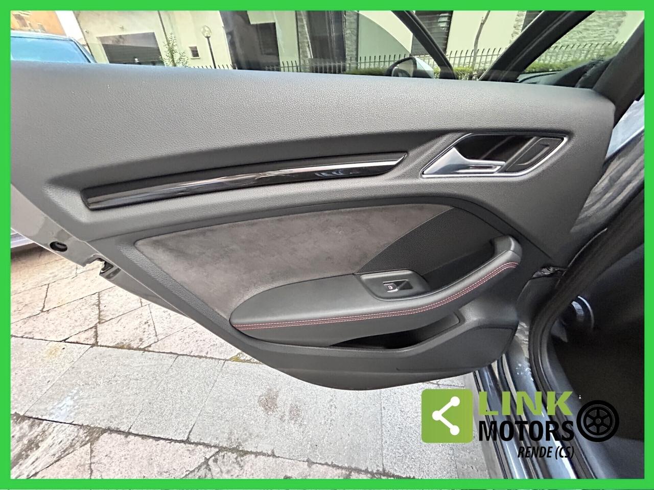 Audi RS 3 SPB 2.5 TFSI quattro 367cv S tronic S line 02/2016