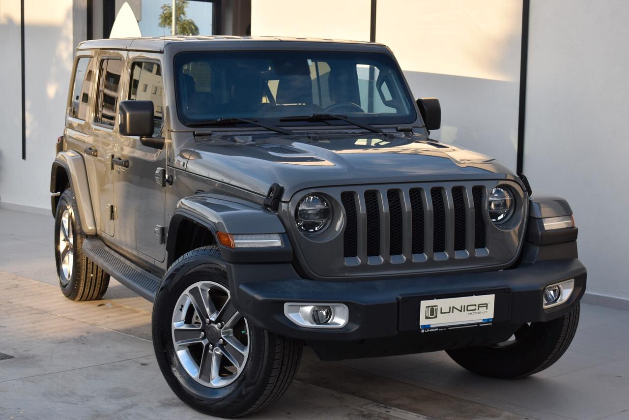 Jeep Wrangler Unlimited 2.2 Mjt 200 CV II SAHARA ITALIANA GOMME NUOVE