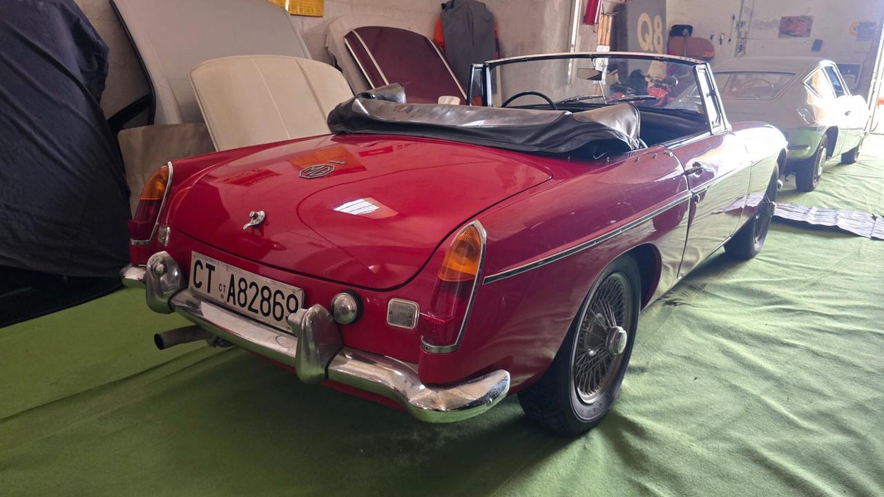 Mg MGC Roadster 3.0cc certificata ASI CON CRS