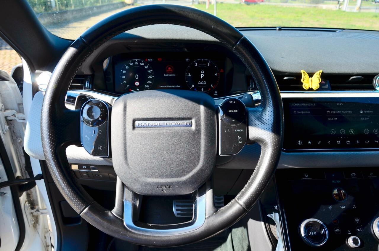 LAND ROVER RANGE ROVER EVOQUE 2.0d i4 MHEV R-DYNAMIC HSE AWD 150cv AUTO, UNICOPROPRIETARIO, PERFETTA, UFF ITALIANA, EURO 6D, NAVI, RETROCAMERA, 20", PERMUTE