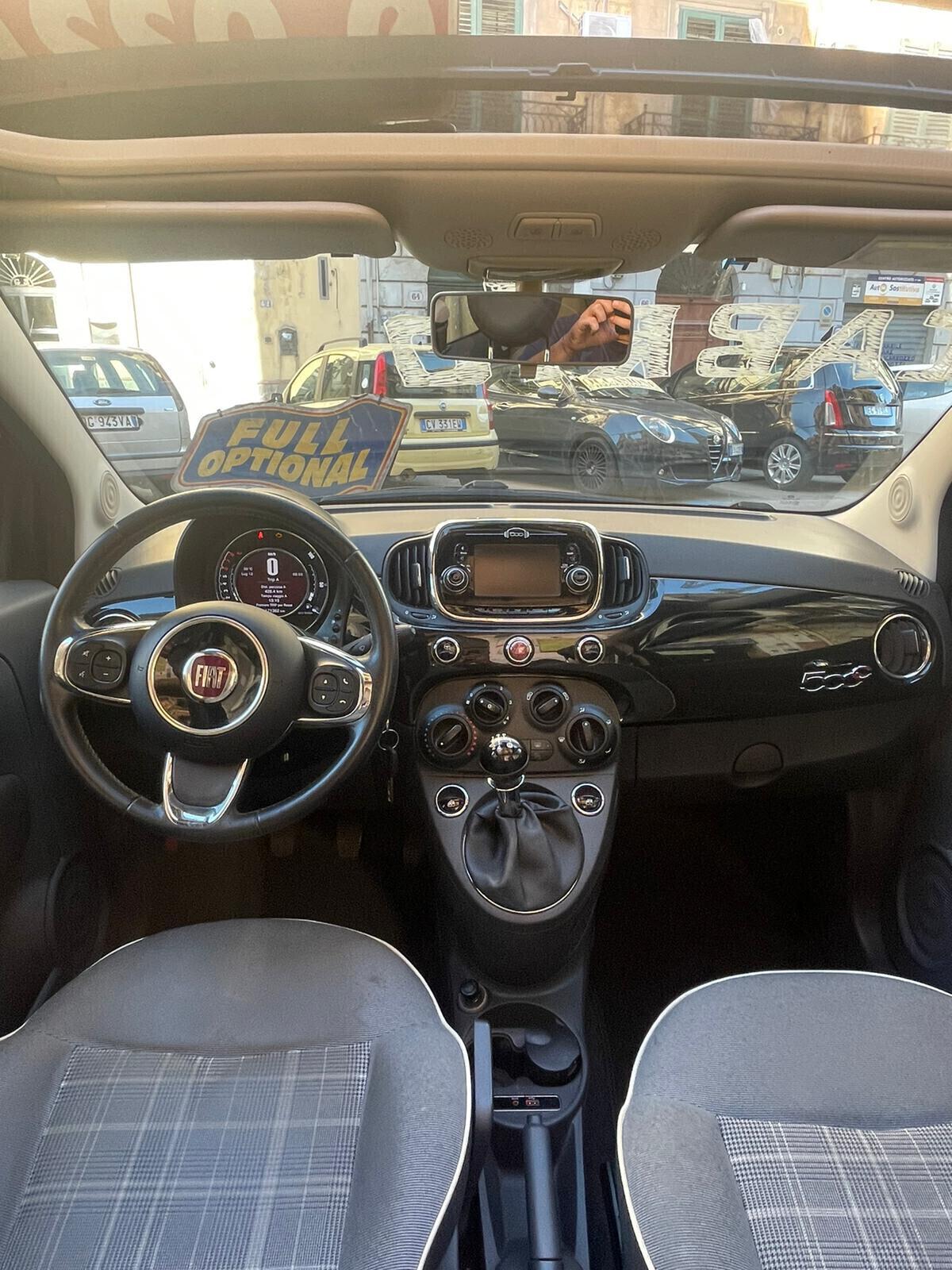 Fiat 500 Cabrio 1.2 lounge FINANZIABILE NEOPATENTATI