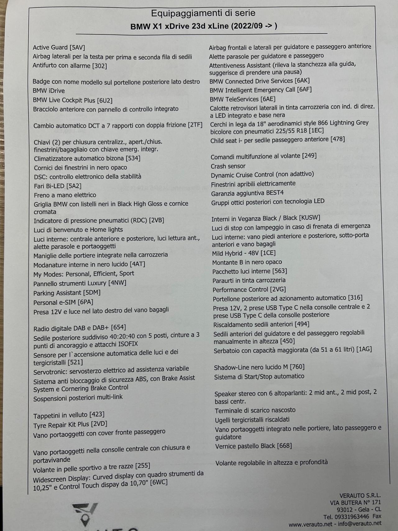 Bmw X1 xDrive 23d xLine possibilità noleggio no scoring