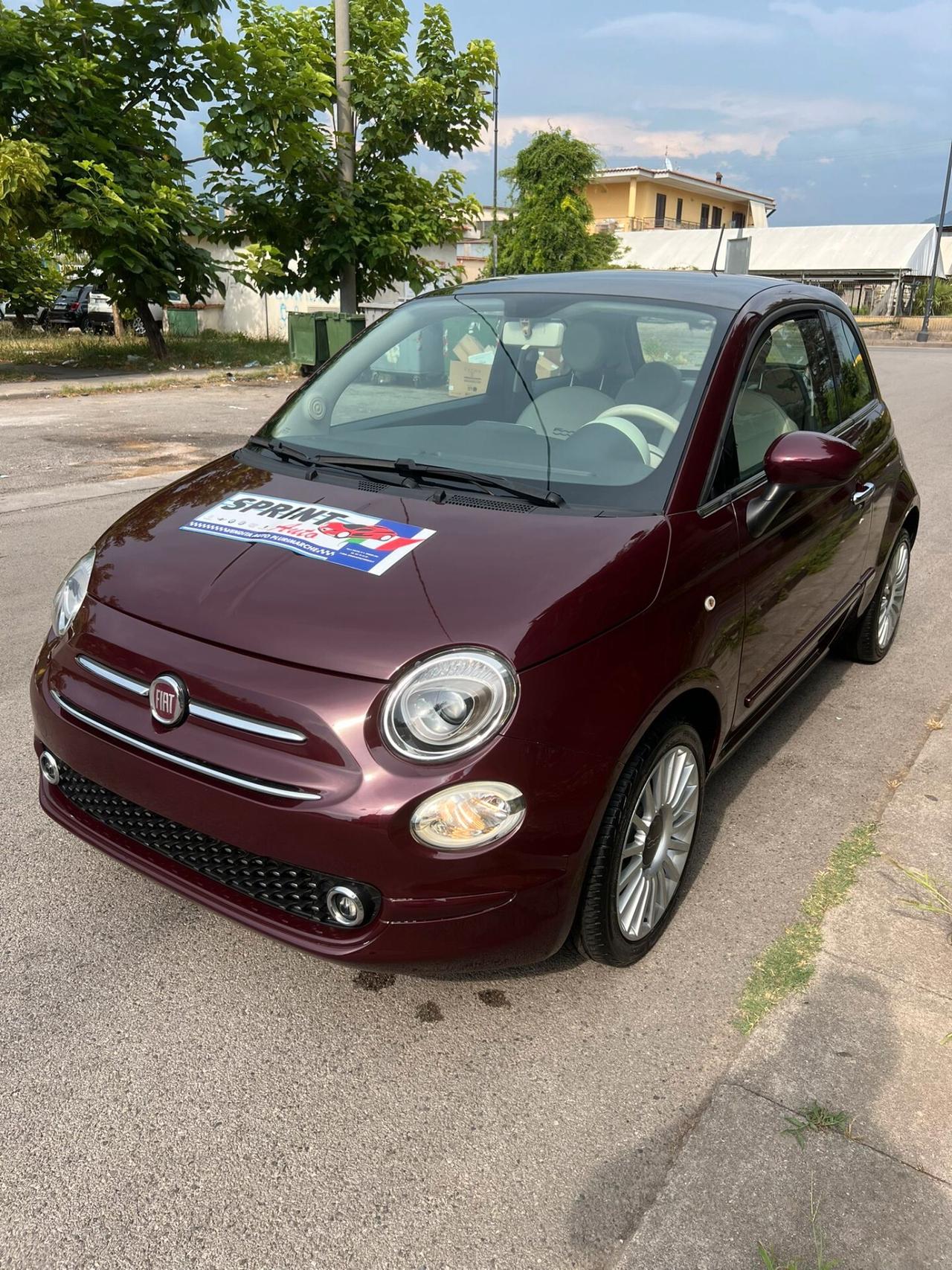 Fiat 500 1.2 Lounge TFT NAVIGATORE SENSORI R16