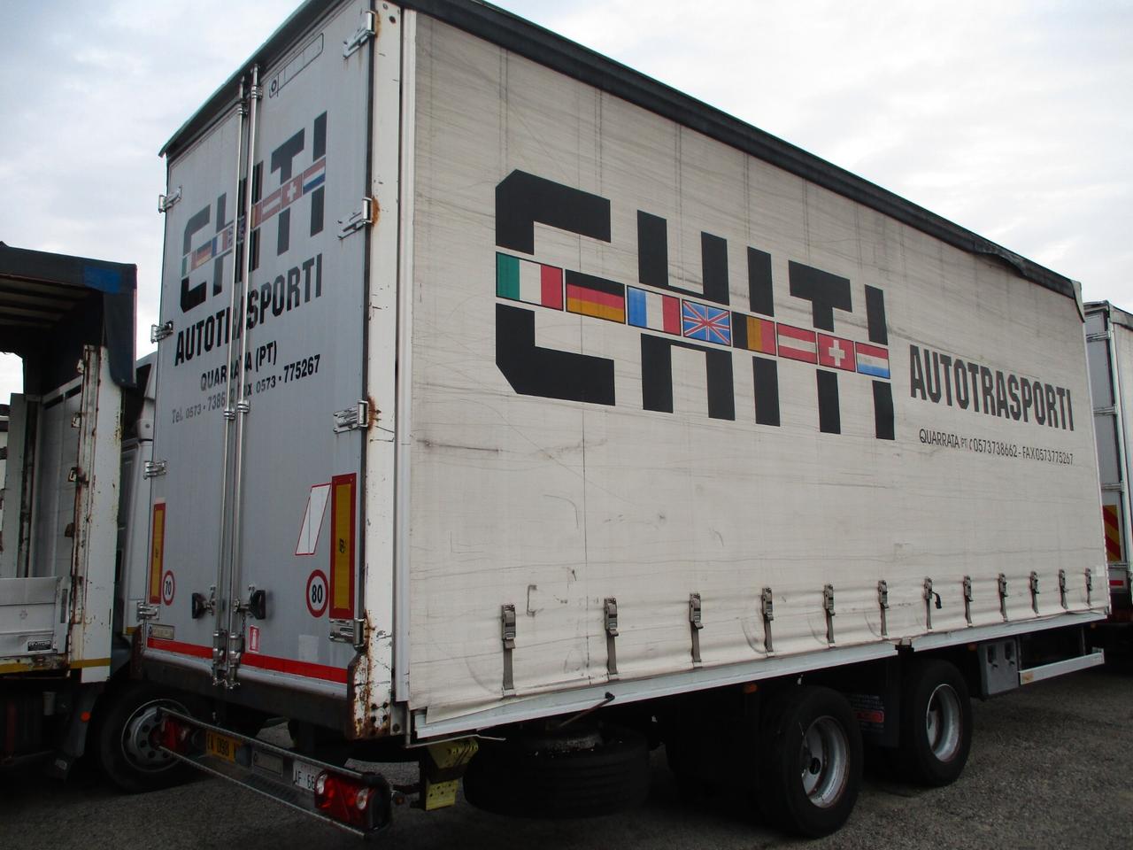 Iveco BIGA OMAR 2 ASSI CENTINATA 7.80 M ALTEZZA 2.90METR