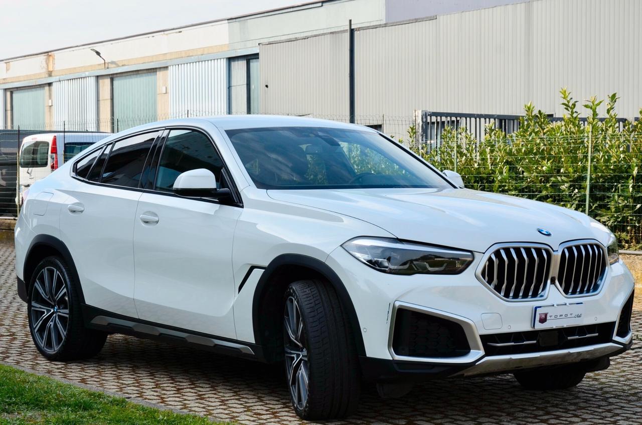 BMW X6 XDRIVE30d MHEV 48V XLINE 286cv AUTO, GARANZIA UFF BMW, UNICOPROPRIETARIO, SERVICE BMW, UFF ITALIANA, 22", EURO 6D, PERMUTE
