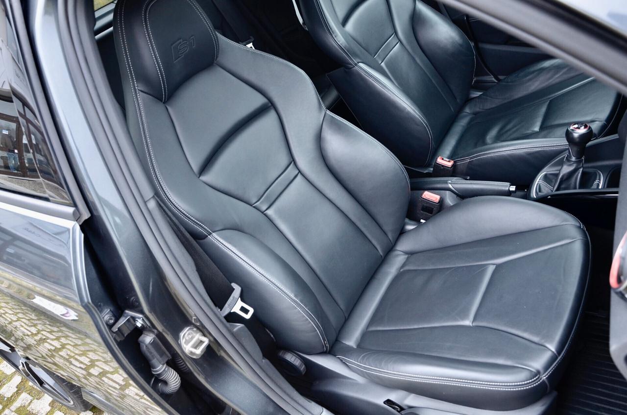 AUDI S1 SPORTBACK 2.0 TFSI QUATTRO 231cv 5p, UFF ITALIANA, SERVICE AUDI, SEDILI GUSCIO, PELLE, XENO, PERMUTE