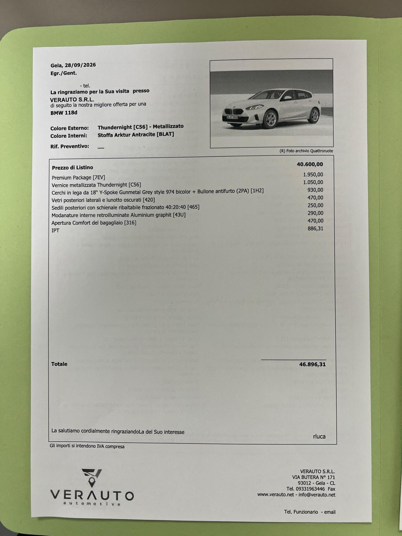 BMW 118d 2.0 150CV - SUPER OFFERTA T-STOCK