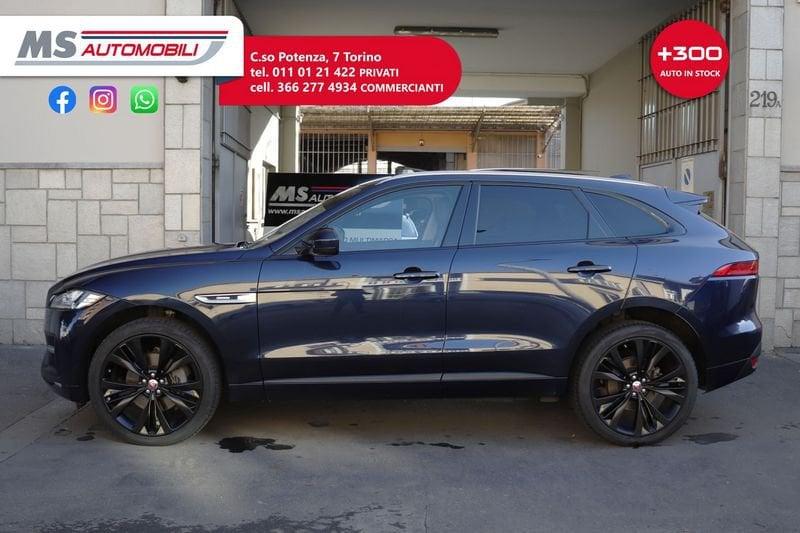 Jaguar F-Pace 3.0d V6 300 CV AWD R-Sport Tetto Panorama HeadUpDisplay Unicoproprietario