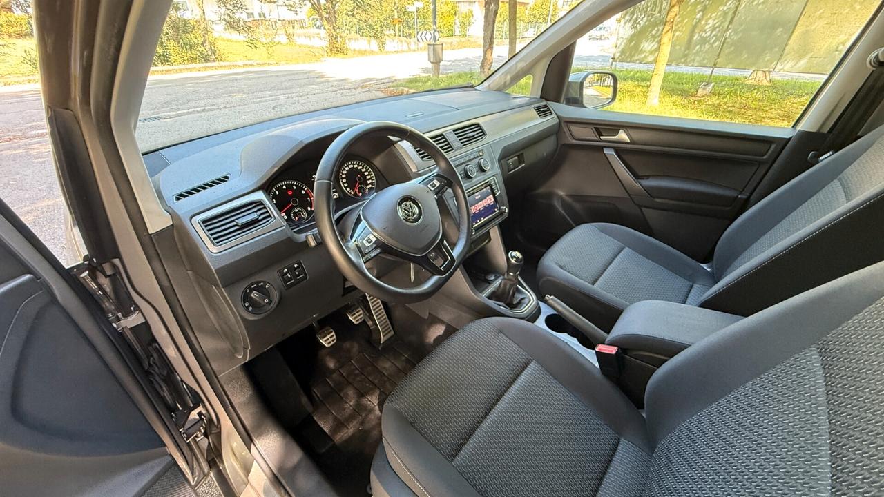 Volkswagen Caddy 1.4 TGI METANO + GANCIO TRAINO REMOVIBILE