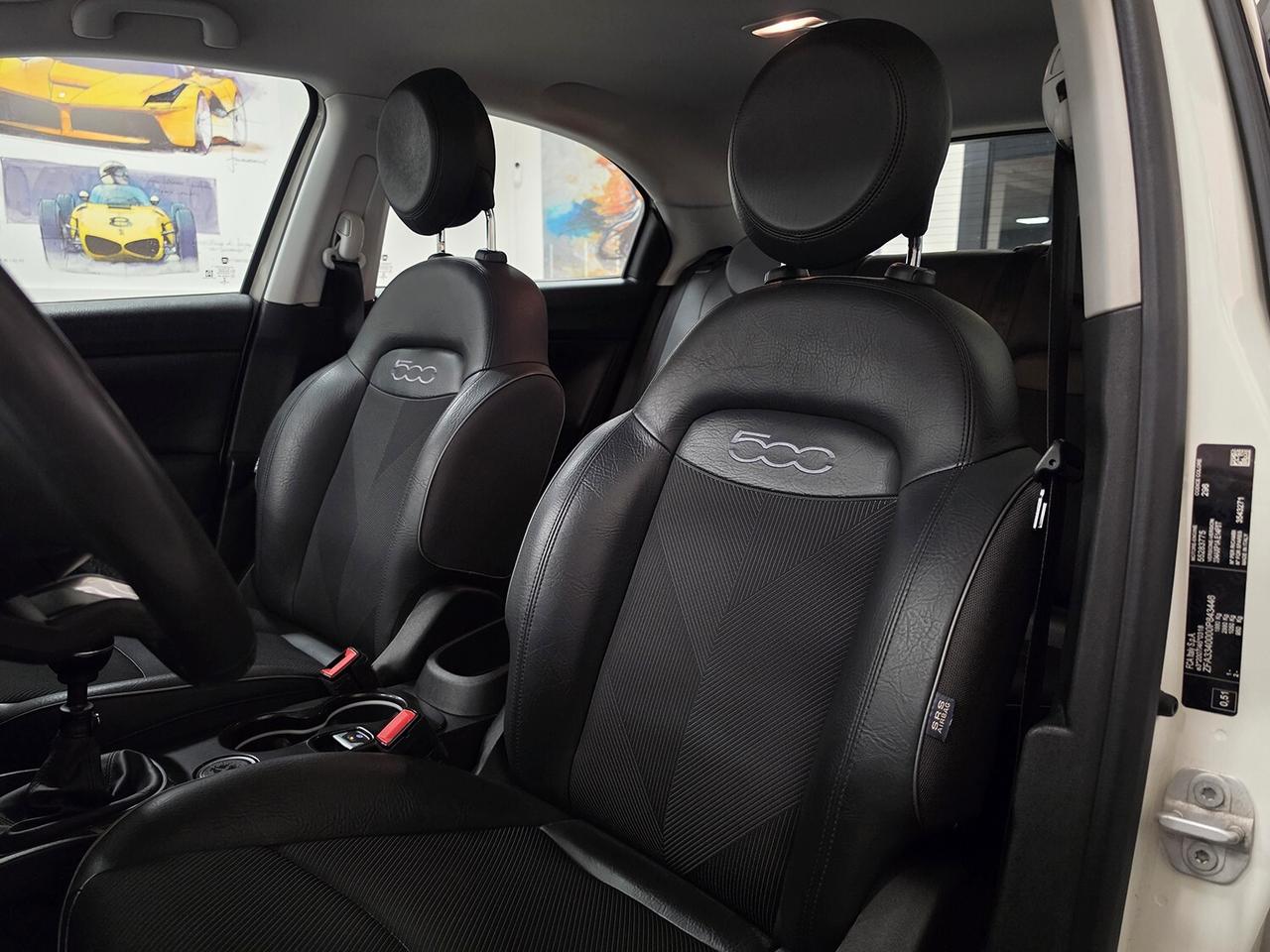 Fiat 500X 1.3 MultiJet 95 CV Lounge FARI LED _ MANUALE _GARANZIA 12 MESI _ OTTIME CONDIZIONI _ CONTROLLATA _ INTERNI IN MATERIALE PREGIATO