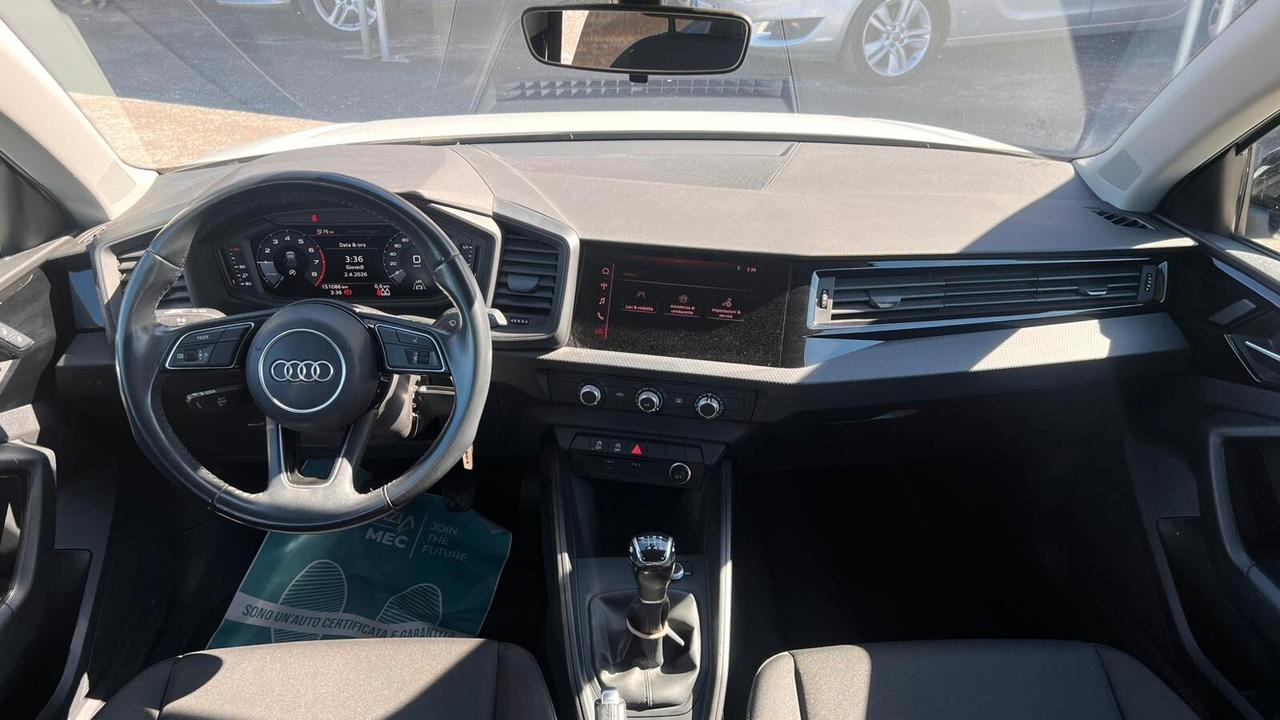 Audi A1 SPORTBACK 30 TFSI Advanced NEOPATENTATI DISTRIBUZIONE NUOVA UNICO PROPRIETARIO