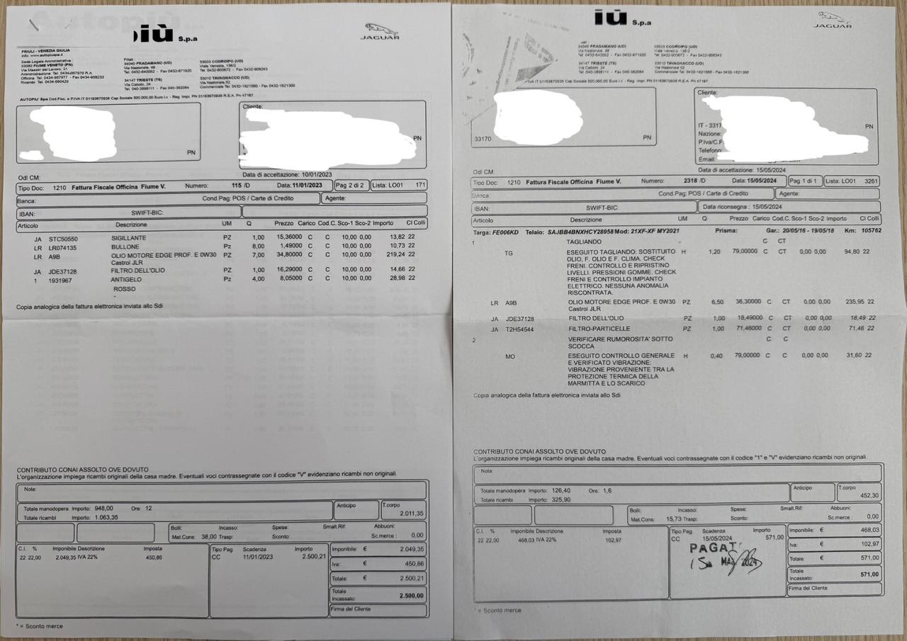 Jaguar XF 2.0 D 180 CV aut. Portfolio