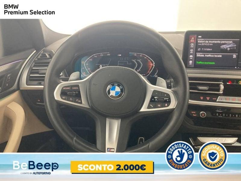 BMW X3 XDRIVE20D MHEV 48V MSPORT AUTO