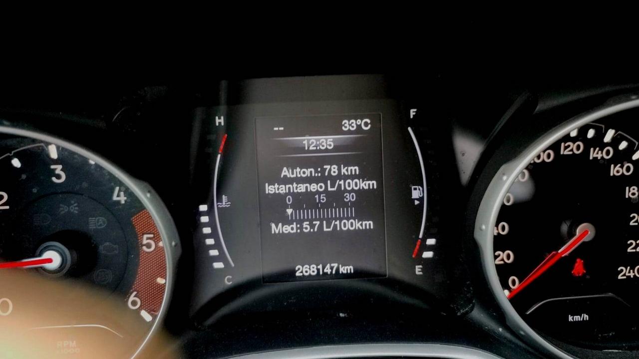 Jeep Compass 1.6 MJT 120 CV TELECAMERA NAVIGATORE INTERNI IN PELLE