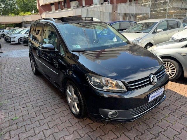VOLKSWAGEN Touran 2.0 TDI 177 CV DSG Highline 7 posti tetto panoram