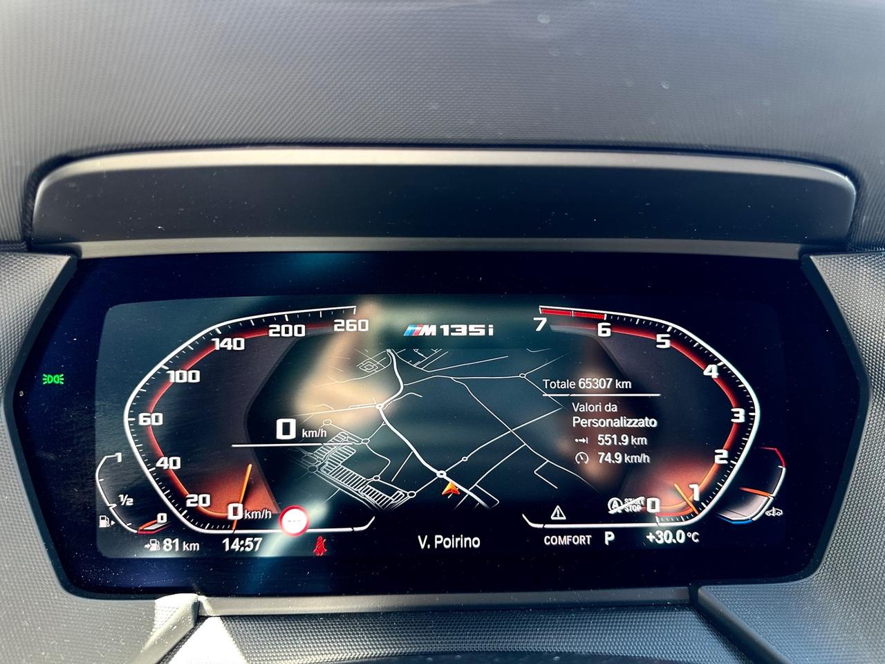 Bmw 135 M 135i xDrive 306 Cv Sedili Monoscocca