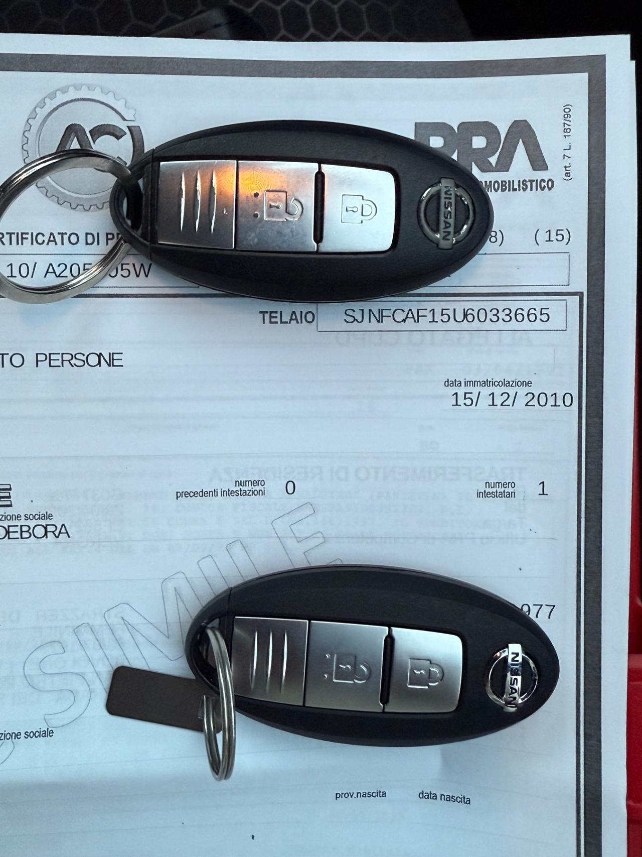 Nissan Juke 1.5 dCi Tekna FULL OPT UNICO PROPRIETARIO