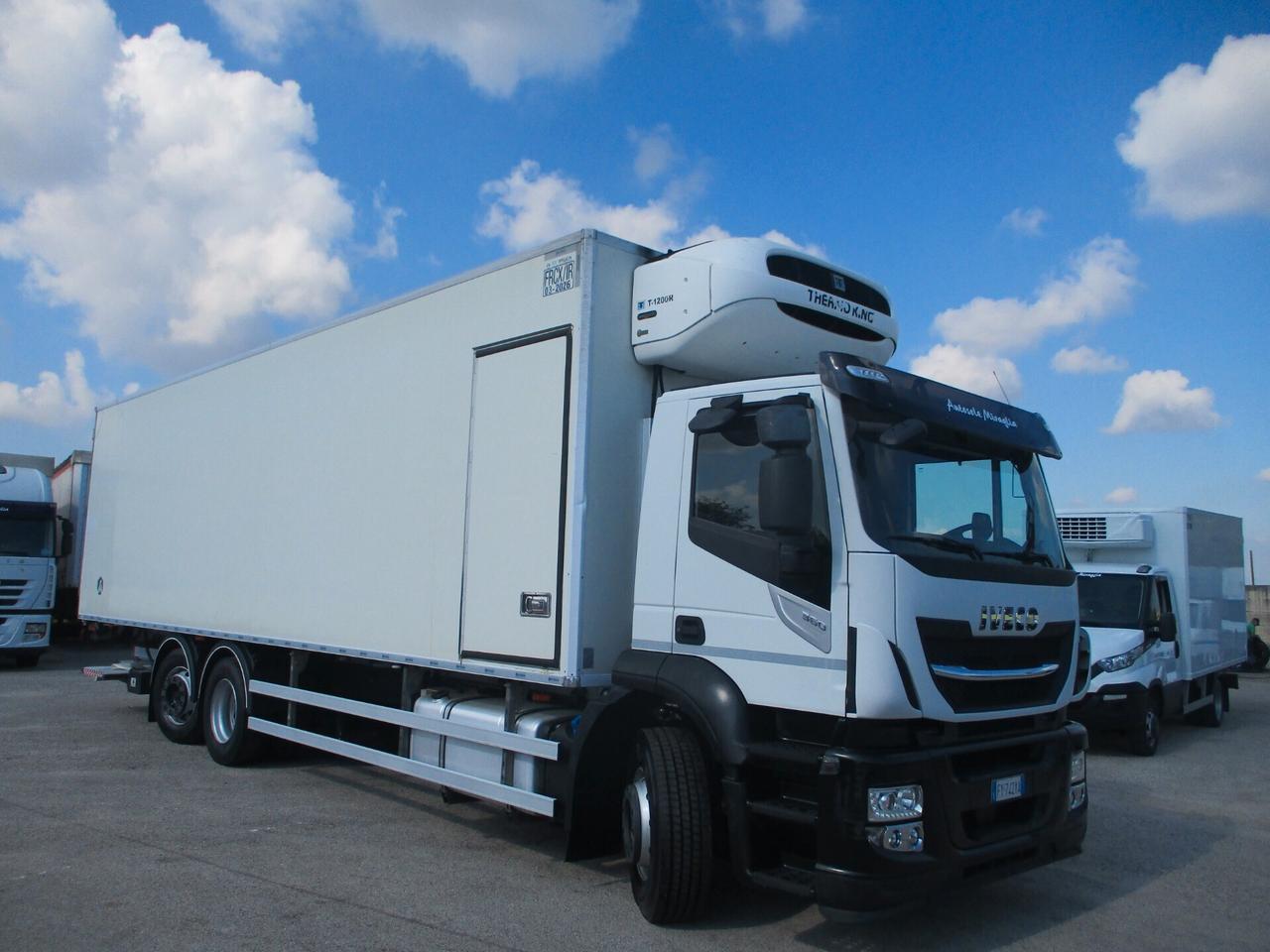 Iveco STRALIS 360 E6 CELLA FRIGO 9.60M+PEDANA FRC 03/26