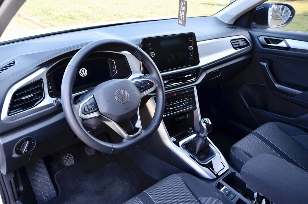 VOLKSWAGEN T-ROC 1.0 TSI SPORT 116cv, GARANZIA UFF VW, UNICOPROPRIETARIO, EURO 6E, FARI LED, APPLE ANDROID, PERMUTE
