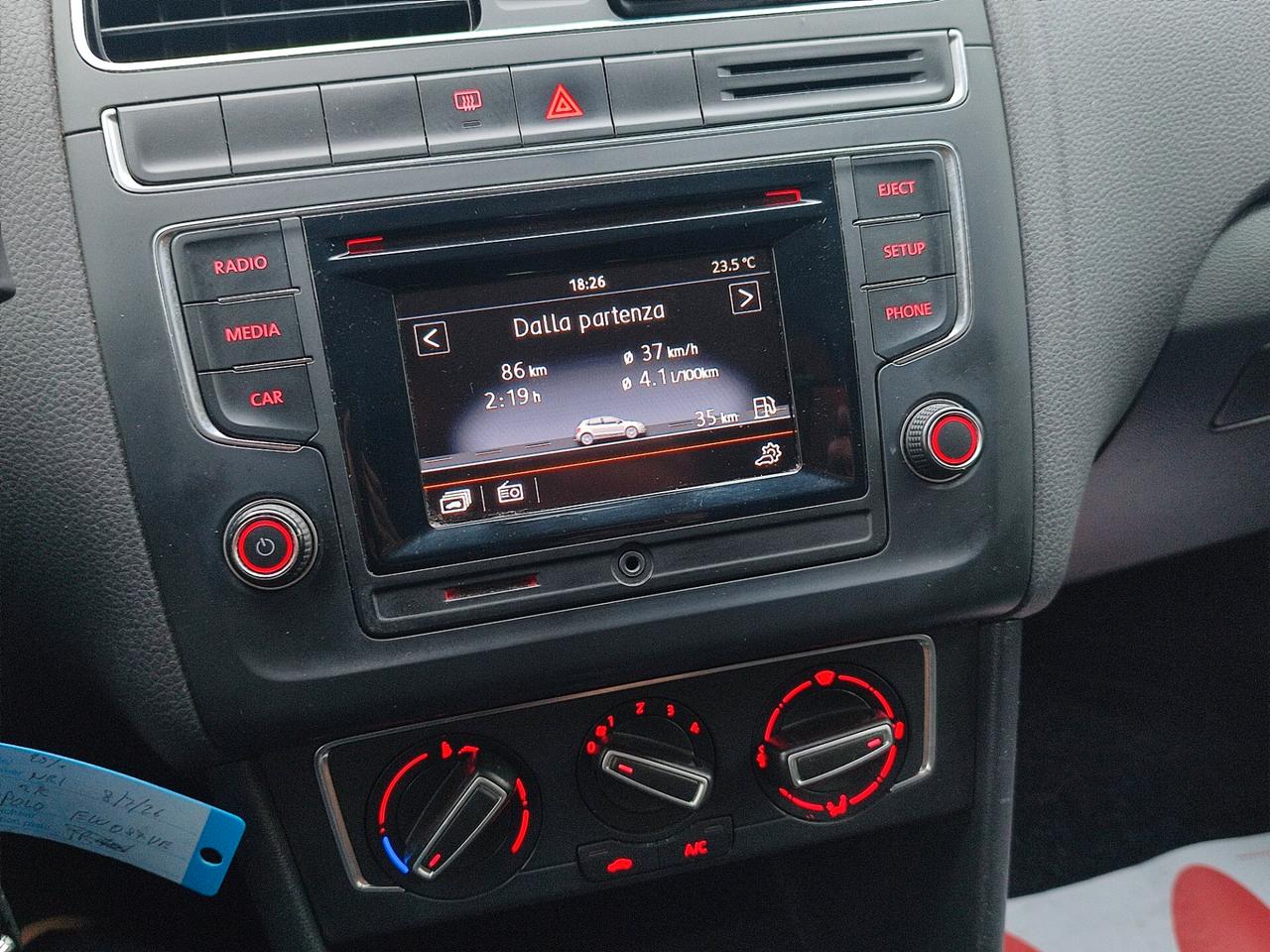 VOLKSWAGEN POLO 2014 DIESEL EURO6B COME NUOVA