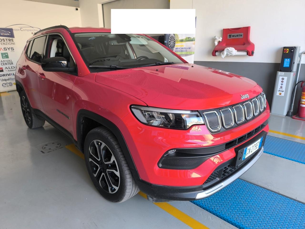 JEEP COMPASS 1.6 M-JET 16V 130CV 6M. 2WD LIMITED ( FARI LED - COCKPIT - ADAPTIVE CRUISE - PELLE - MIRROR - TELECAMERA POST. )