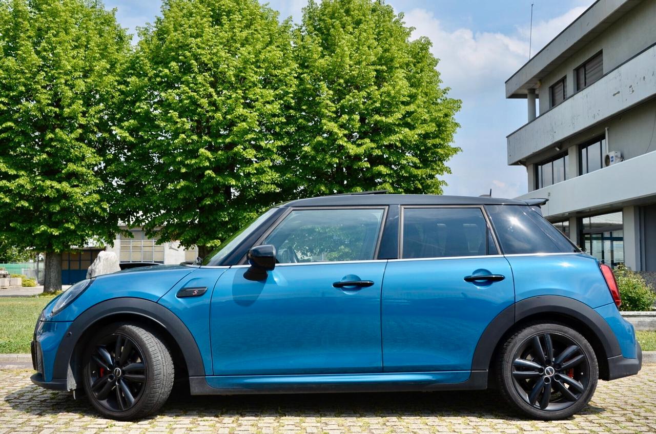 MINI COOPER S 5p 2.0 JCW 178cv AUTO, UNICOPROPRIETARIO, EURO 6D, UFF ITALIANA, TETTO, FARI LED, RETROCAMERA, HEAD-UP DISPLAY, PERMUTE