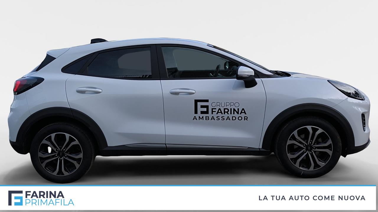 FORD Puma Titanium 1.0 EcoBoost Hybrid 125CVTrasmissione manuale a 6 rapporti Trazione anteriore