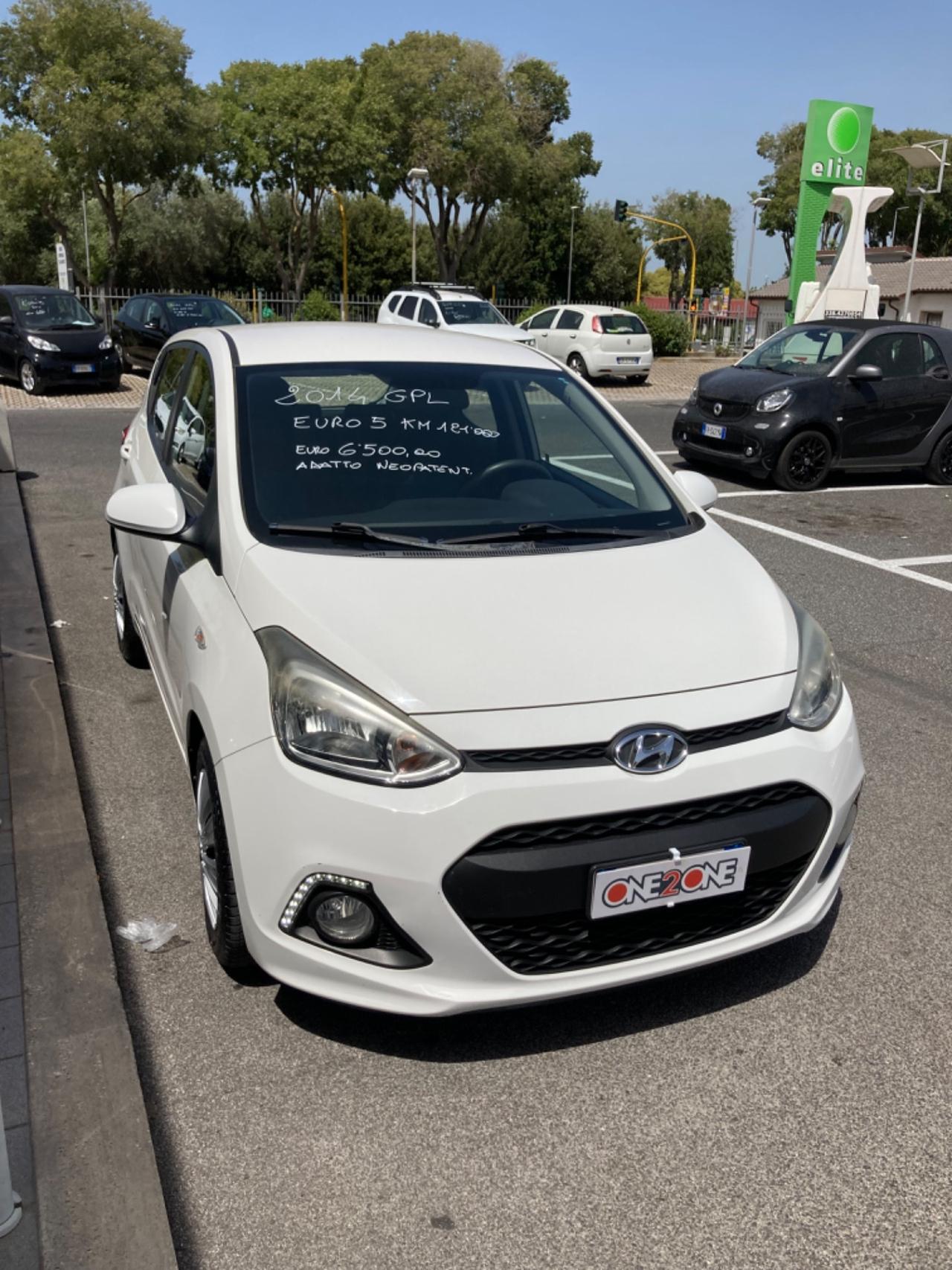 Hyundai i10 GPL - NEOPATENTATI