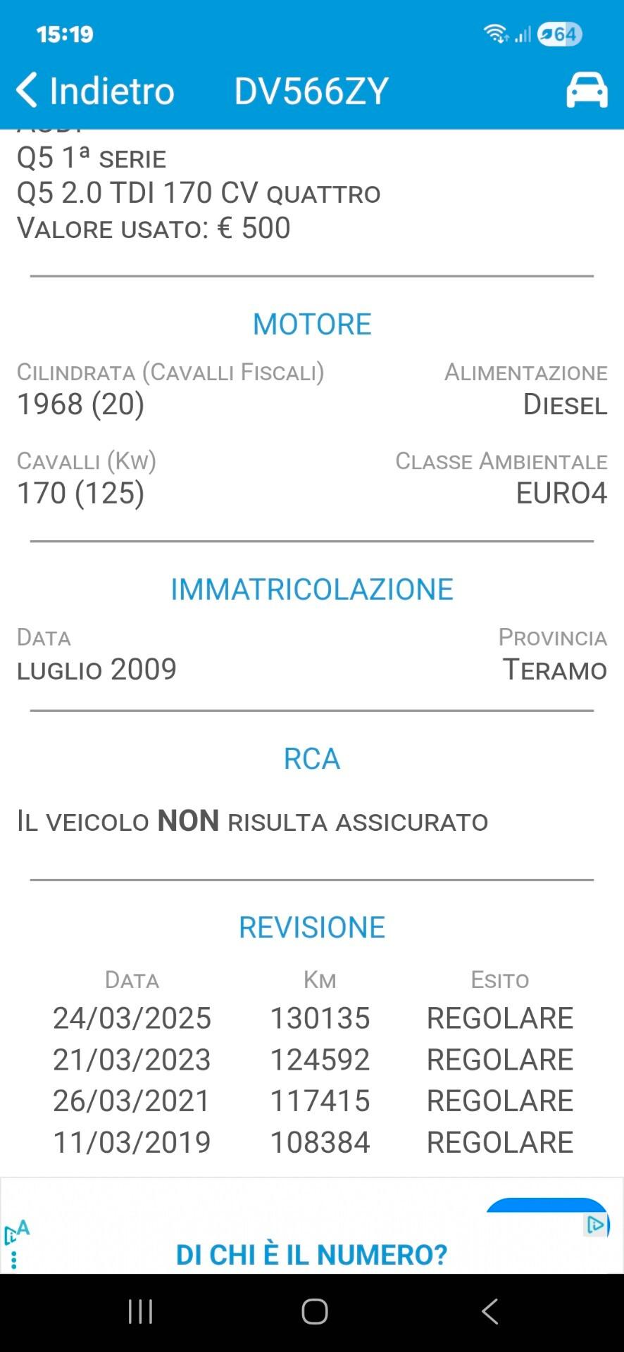 Audi Q5 2.0 TDI 170 CV quattro