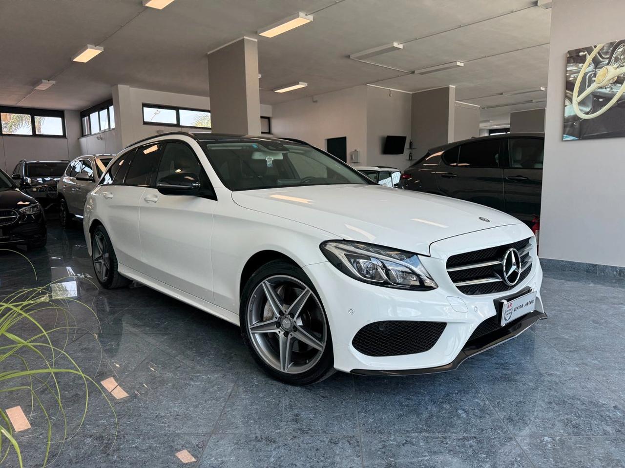 Mercedes C 250 D Sw Amg Premium 4Matic Tetto Dvd Led Full Opt