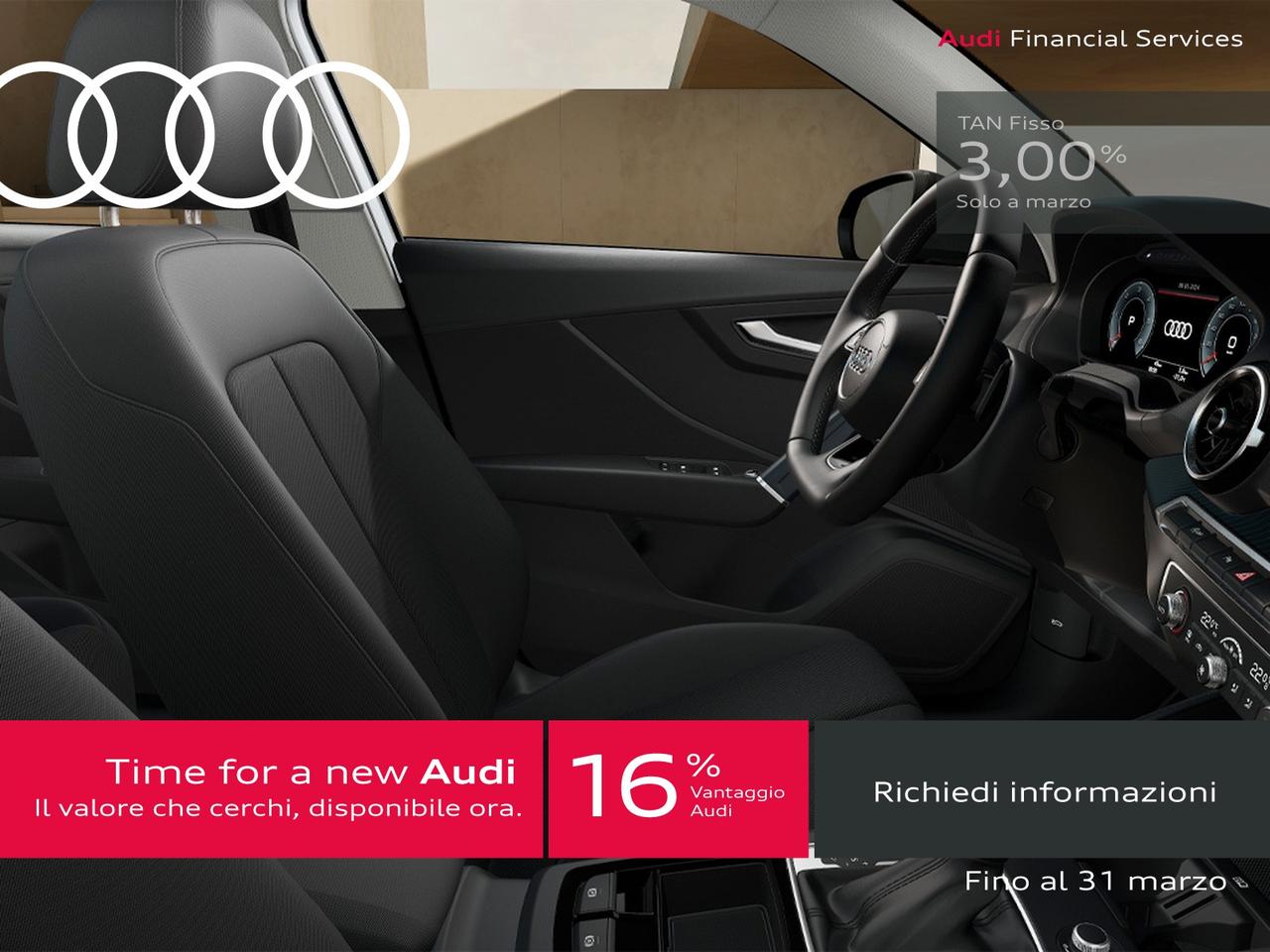 Audi Q2 35 2.0 tdi identity black s-tronic