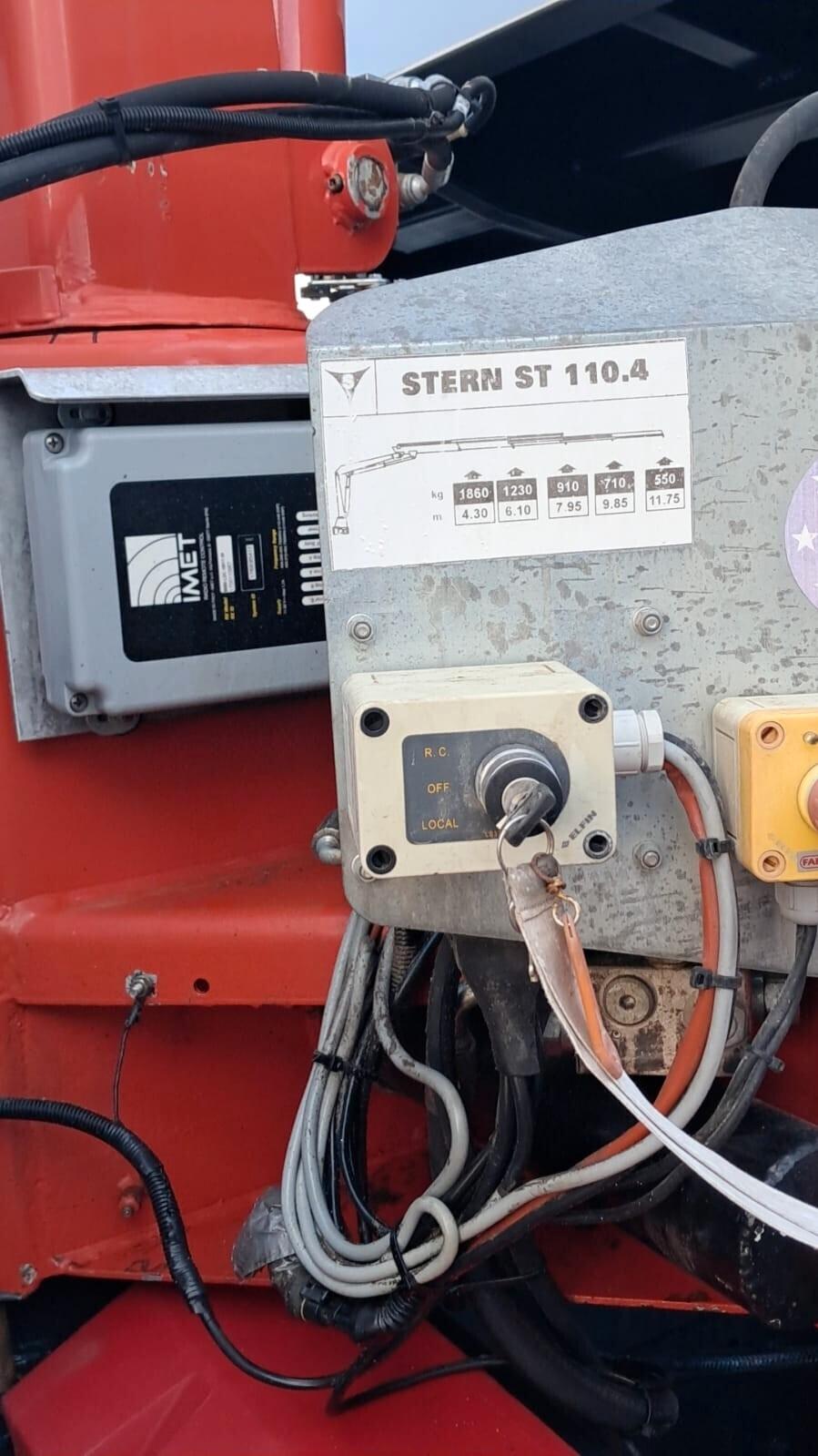 IVECO ML 120E25 - CASSONE RIBALTABILE TRIL. CON GRU DIETRO CABINA - BLOC. DIFF. (C17)