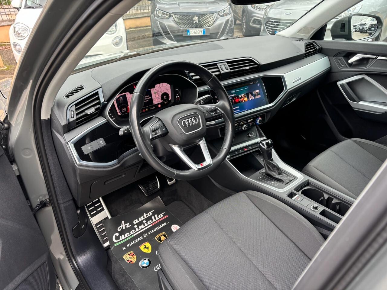 Audi Q3 35 TDI 150CV S tronic IDENTITY BLACK - S-LINE FULL - MY 23