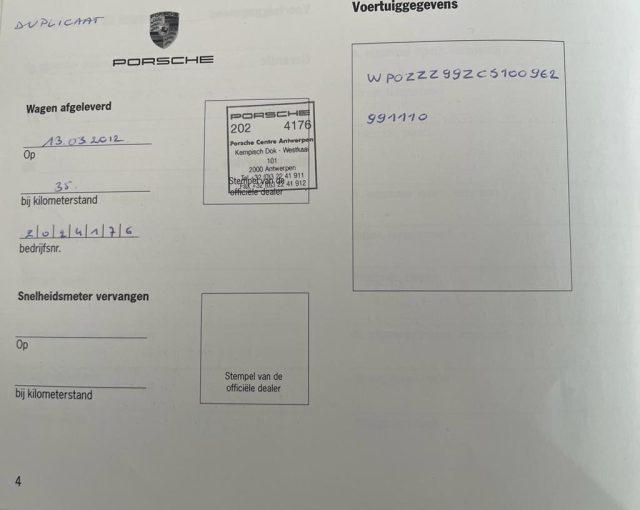 PORSCHE 911 3.4 Carrera Coupé 350 CV BOOK TAGLIANDI PORSCHE