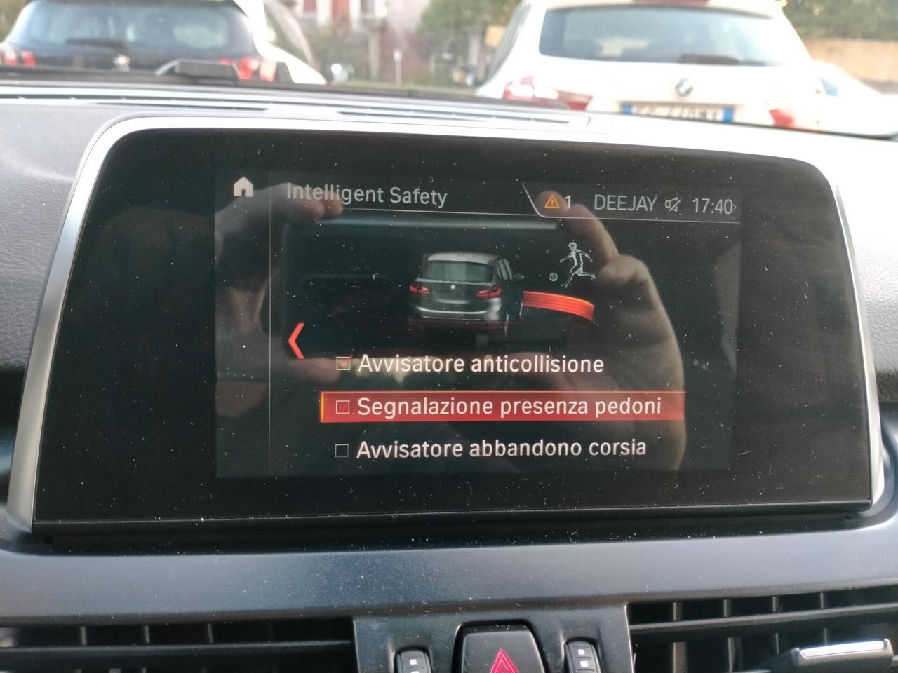 BMW 214D ACTIVE TOURER M.Y.2017 NAVI/ASSISTENTI STRADALI /SERVICE BMW