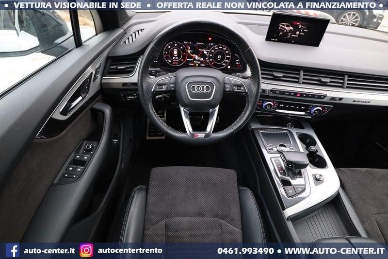 Audi Q7 50 TDI 3.0 quattro SLINE S-LINE 7POSTI GANCIO