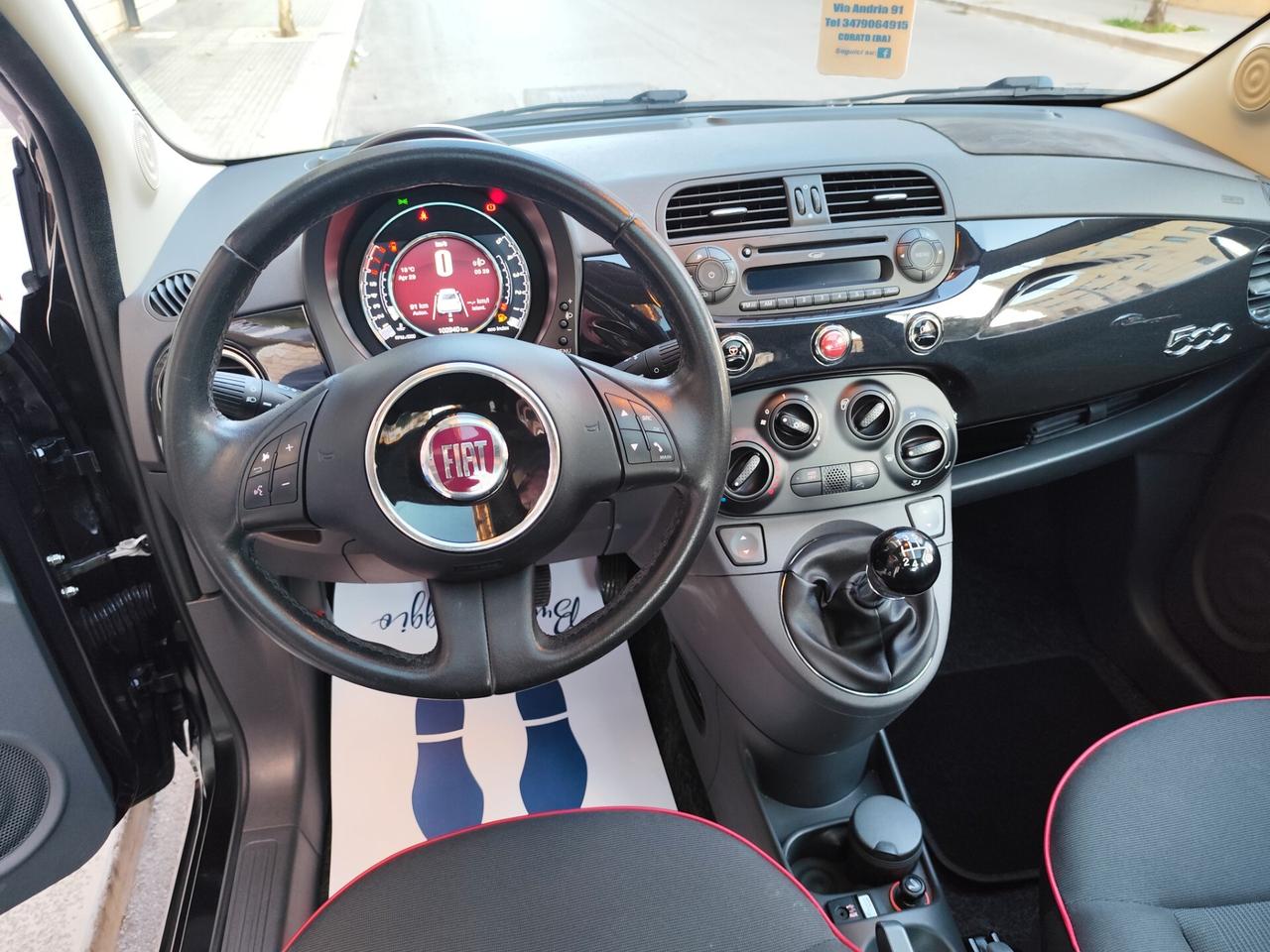 Fiat 500 1.2 BENZINA 69CV LOUNGE TETTO