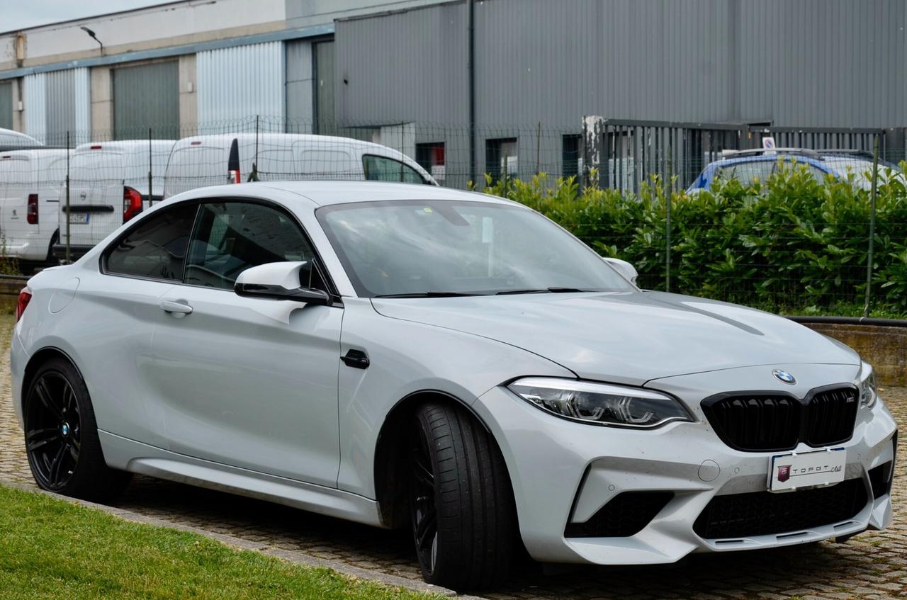 BMW M2 COUPE 3.0 COMPETITION 411cv DKG, TUTTI SERVICE UFF BMW, UFF ITALIANA, EURO 6D, HI-FI HARMAN/KARDON, RETROCAMERA, PERMUTE