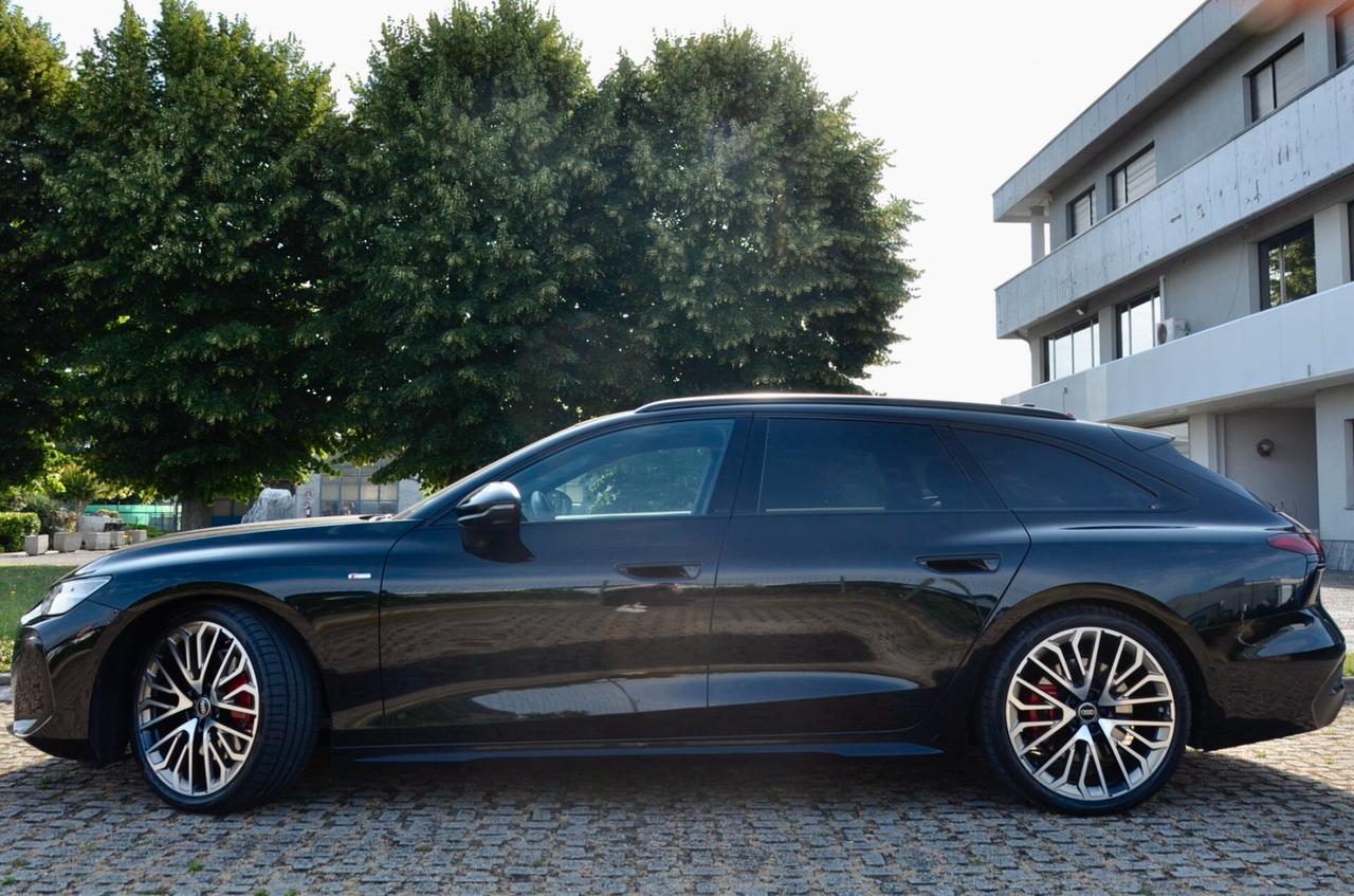 AUDI A6 AVANT 3.0 TFSI MHEV MILD HYBRID S-LINE EDITION QUATTRO 367cv S-TRONIC, AUTO PARI AL NUOVO, UNICOPROPRIETARIO, EURO 6E, GARANZIA AUDI 08/2029, 21", MATRIX, NERO LOOK, 360°, PERMUTE