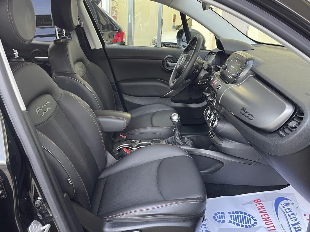 Fiat 500X 1.6 Mjt 130 CV Sport Restyling "Fari Full LED, Gruppi ottici poster Bracciolo, cerchi 18"