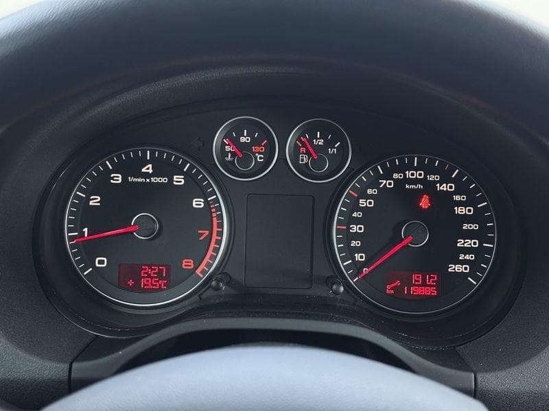 Audi A3 1.6 Attraction NEOPATENTATI UNIPROPRIETARIO