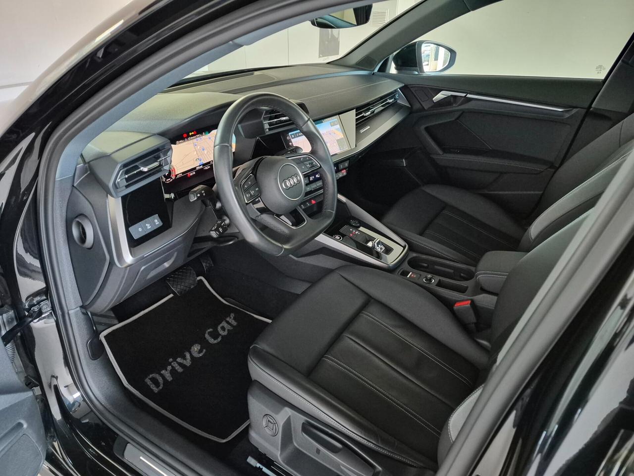 Audi A3 SPB 2.0 TDI S LINE S-TRONIC PELLE LED C.18" BLACK PACK APPLE CAR PLAY/ANDROID AUTO SED. SPORT. RISC. VIRTUAL COCKPIT PLUS
