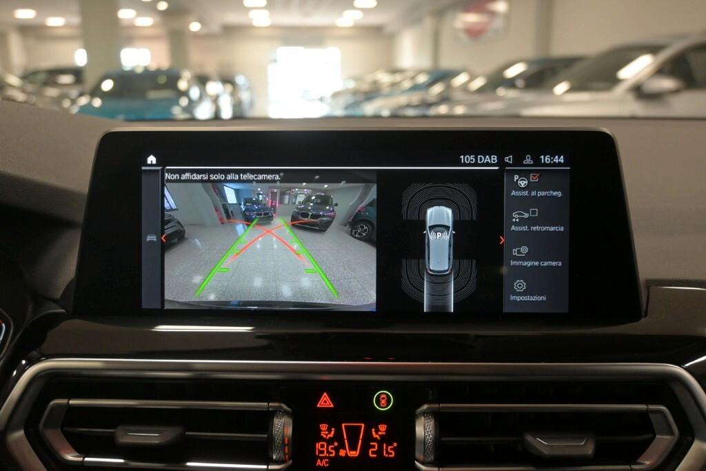 BMW X3 18D 150CV STEPTRONIC 48V S-DRIVE BUSINESS ADVANTAGE ( FARI LED - PELLE - CLIMA TRIZONA - NAVI - MIRROR - PARK ASSISTANT - TELECAMERA POST. - CERCHI 18 )