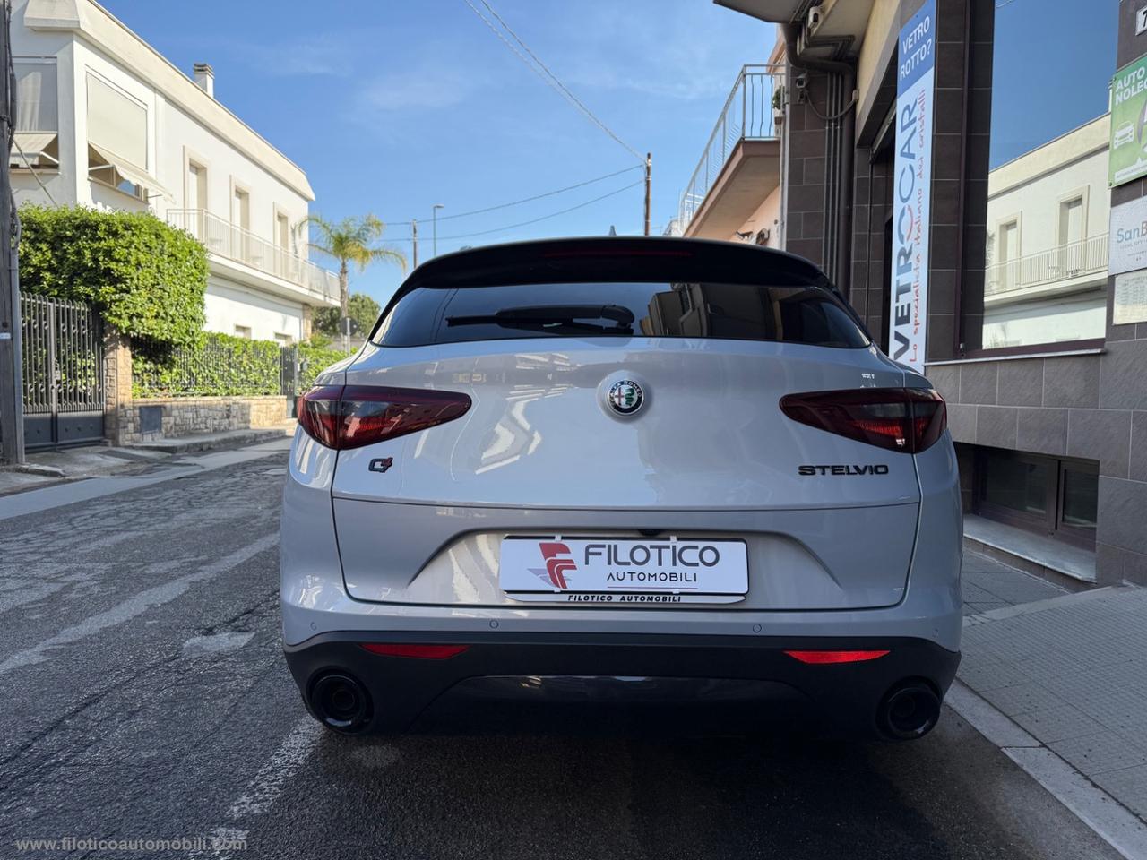 ALFA ROMEO Stelvio 2.2 T.diesel 190CV AT8 Q4 Sprint MY 2021 - GANCIO DI TRAINO ELETTRICO-PELLE