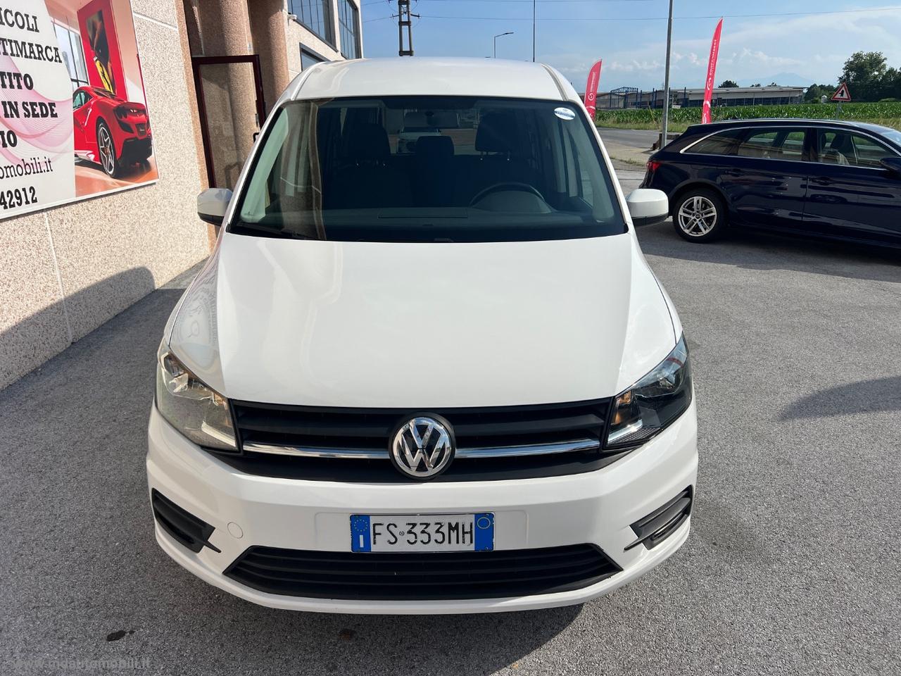 VOLKSWAGEN Caddy 2.0 TDI 102CV Kombi Maxi PASSO LUNGO 5 POSTI PEDANA POSTERIORE