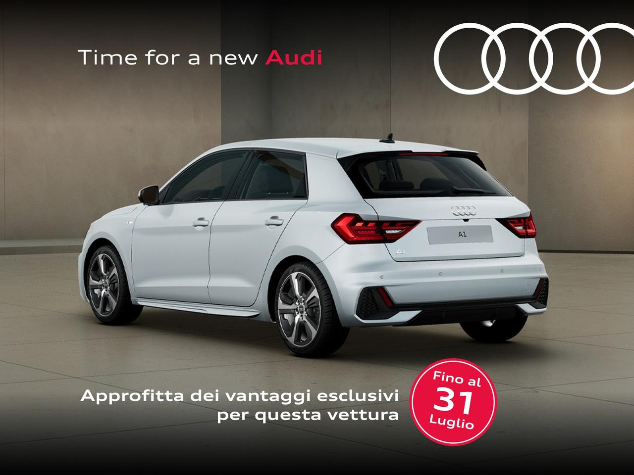 Audi A1 sportback 30 1.0 tfsi s line edition 116cv