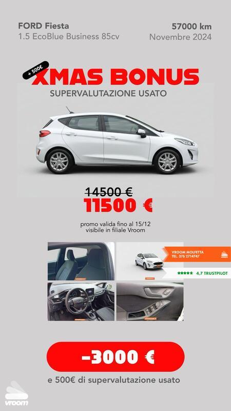 FORD Fiesta 7ª serie Fiesta 1.5 EcoBlue 5 port...