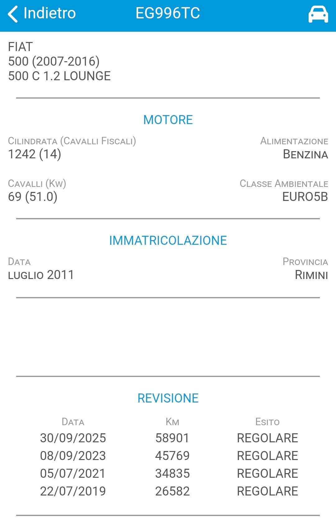 FIAT 500C 1.2 Lounge | Solo 63.000 km | Bianco Perla & Capote Rossa