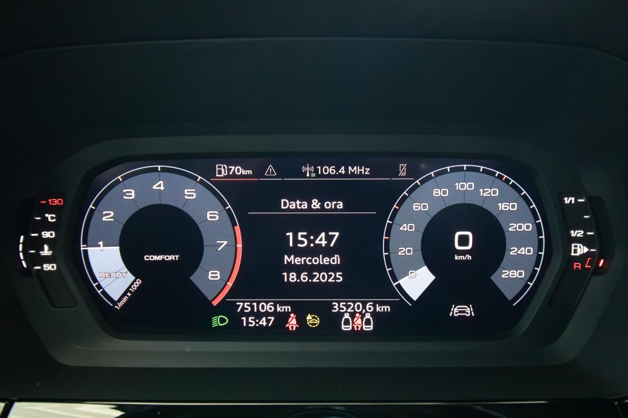 Audi A3 Sportback 35 1.5 Tfsi Sport 150 Cv